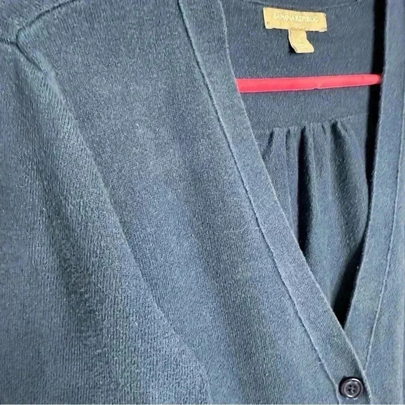Banana Republic Factory Cardigan Dark Blue Size  Small - Picture 4 of 16